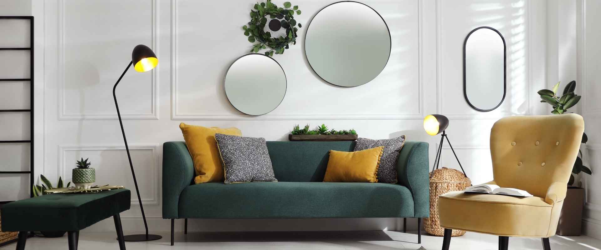Living room with furniture